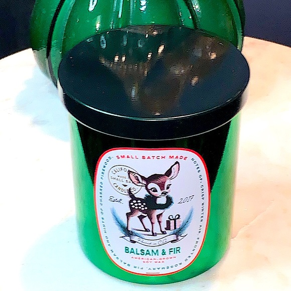 LEOBEN CO CANDLE BALSAM & FIR 1 WICK 9 oz NEW VEGAN SOY WAX - Picture 2 of 3